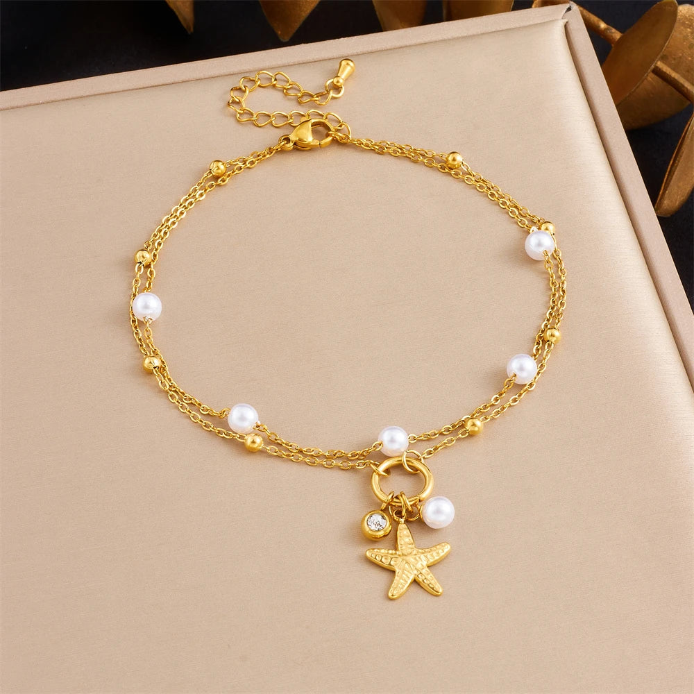 Bracelet de cheville "Dréa"