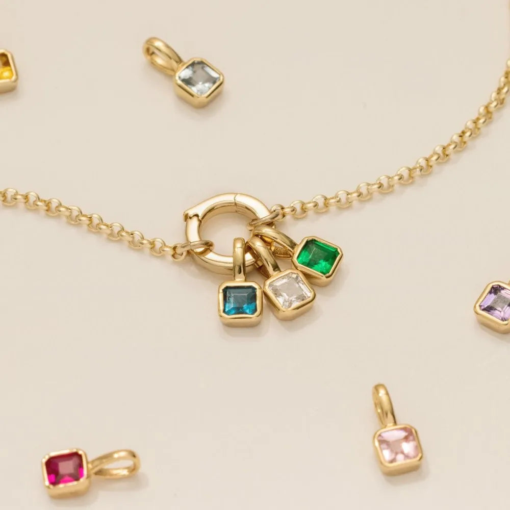 Collier "Mélina" pendentifs interchangeables