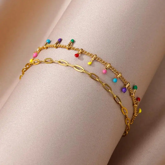 Bracelets de cheville "Flavie"