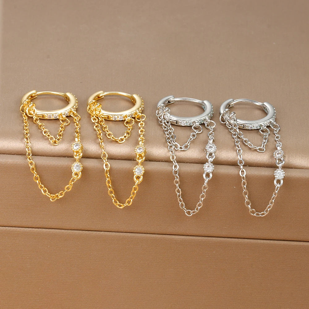 Anneaux d'oreilles "Angelica"