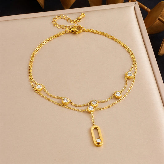 Bracelet de cheville "Elsa"