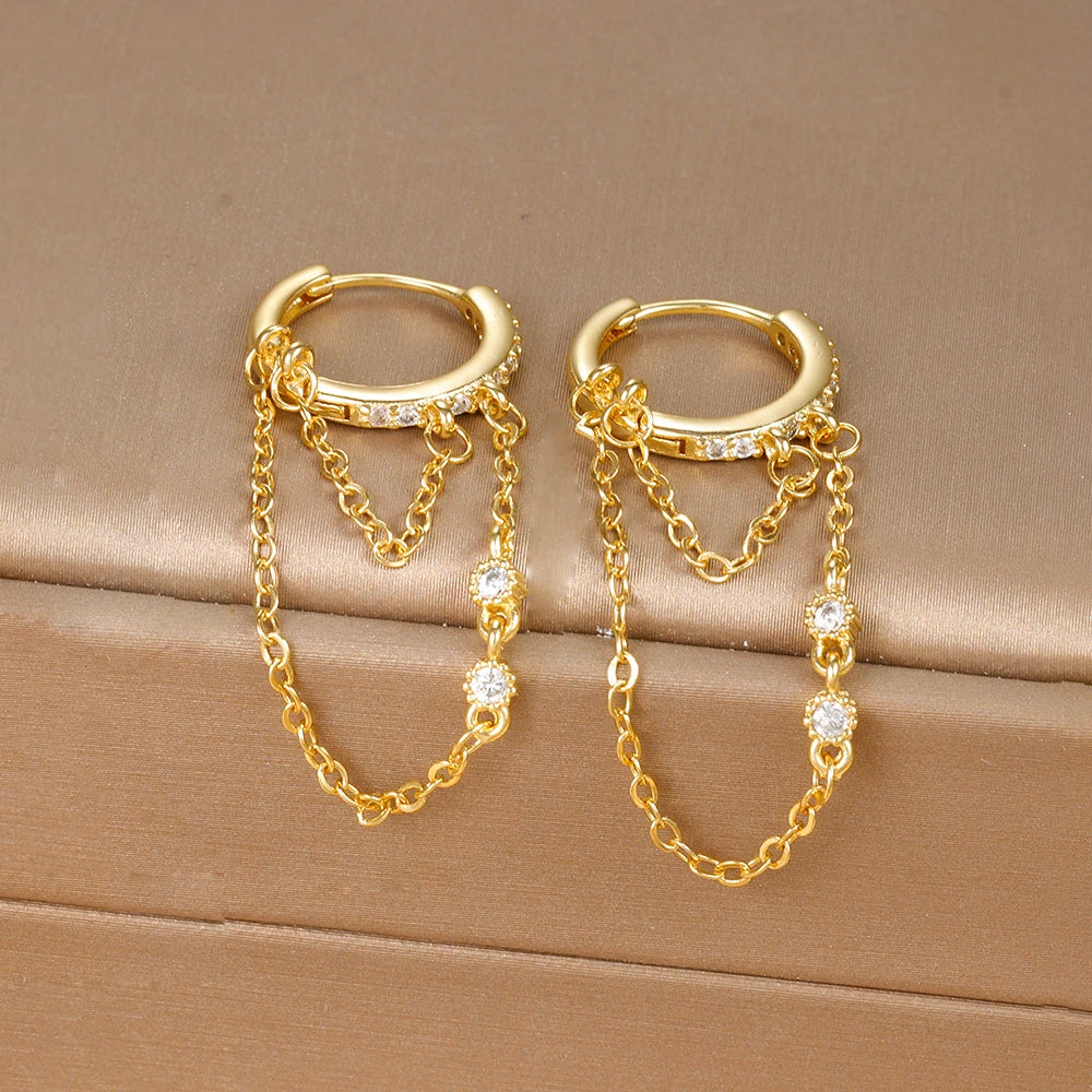 Anneaux d'oreilles "Angelica"