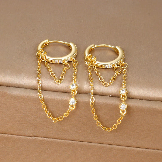Anneaux d'oreilles "Angelica"